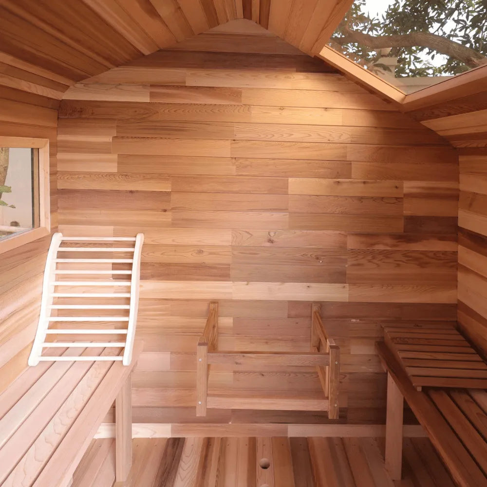 ALEKO Bluet Outdoor Sauna – 6 Person