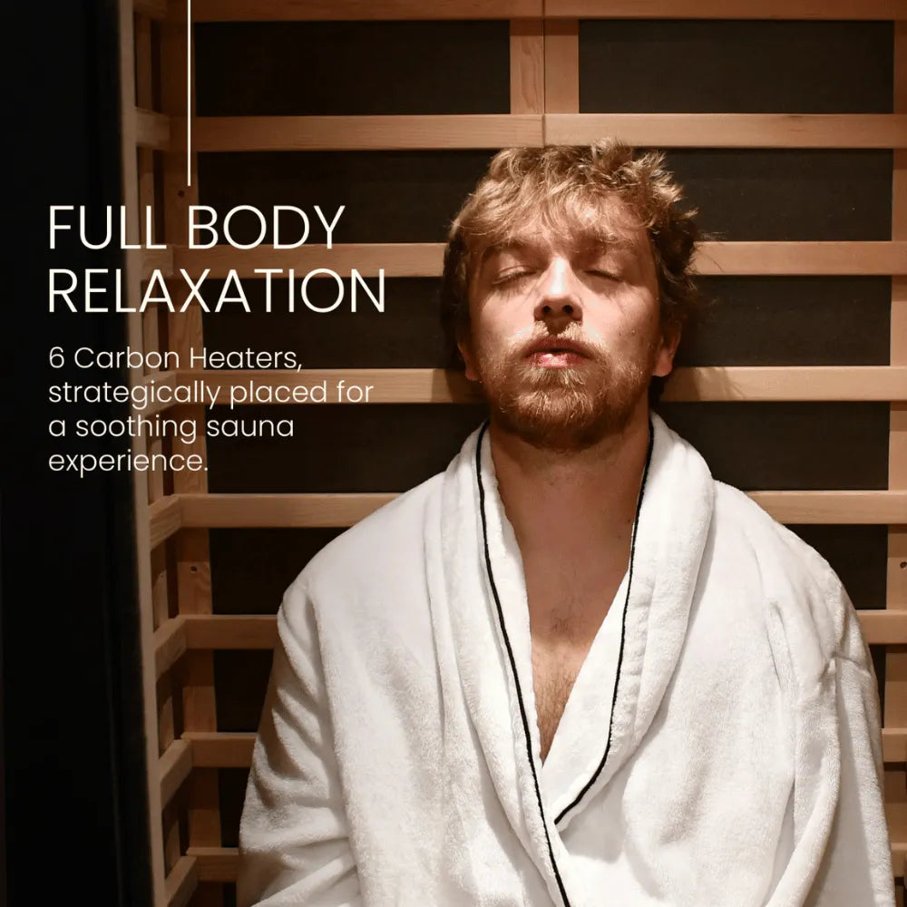 ALEKO Oasis Hemlock Infrared Sauna – 1 Person