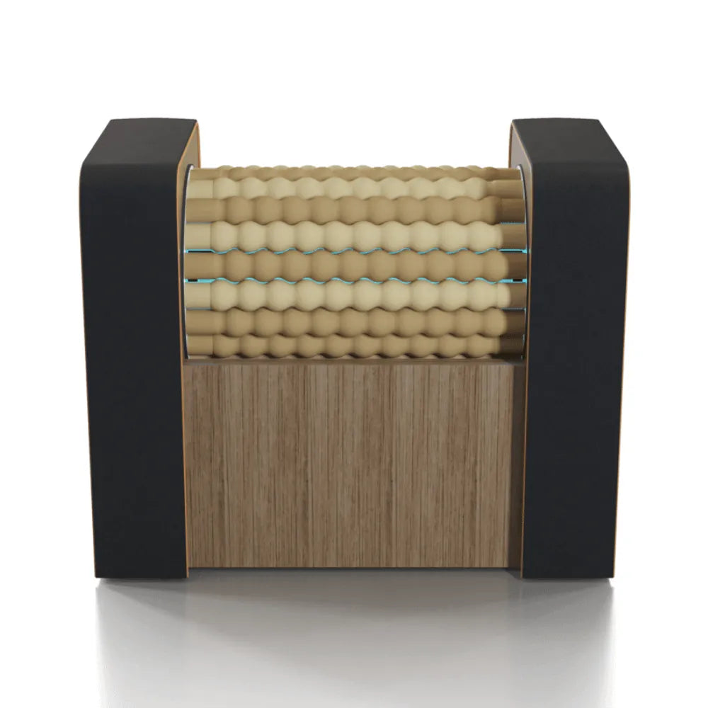 Vacuactivus Rollstar Mini SQ Heated Wood Roller Massage Console
