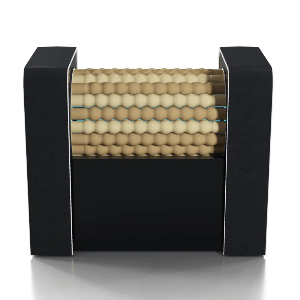 Vacuactivus Rollstar Mini SQ Heated Wood Roller Massage Console