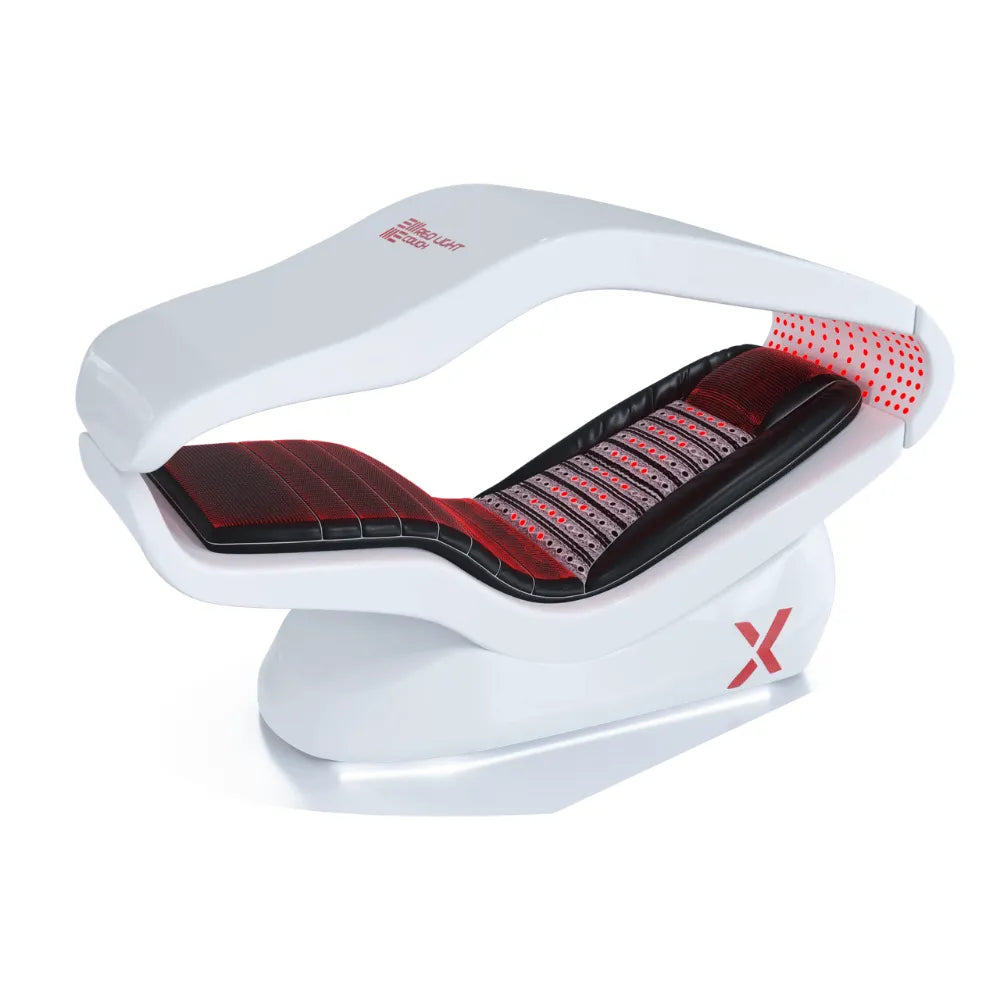 Vacuactivus Red Light & PEMF Recovery Couch with HaloX Salt Aerosol