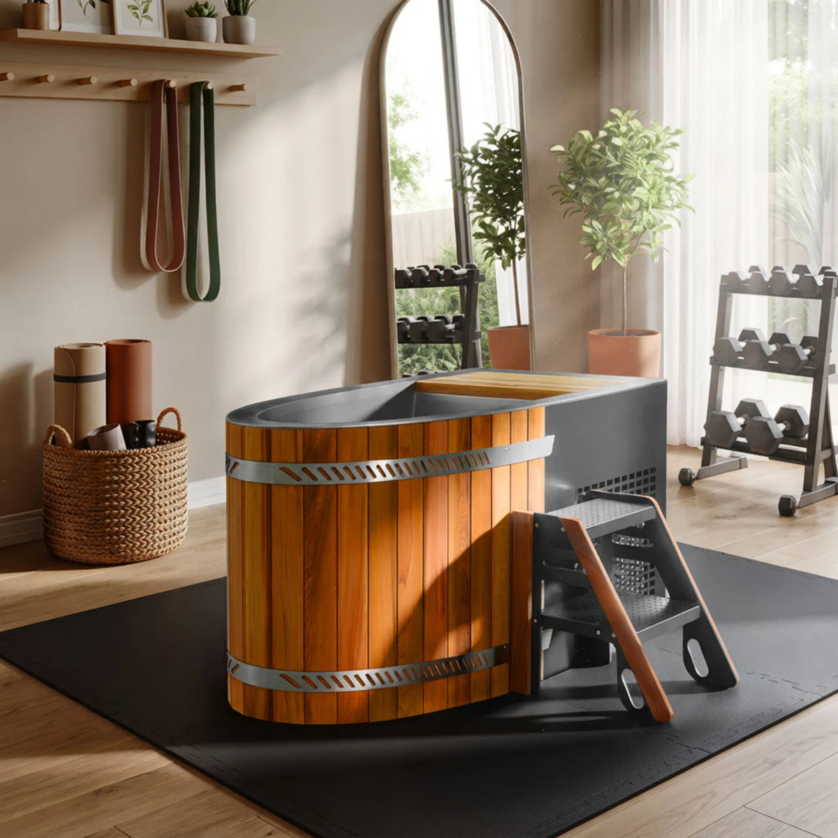 ALEKO Serena All-in-One Cold Plunge with App-Controlled Chiller