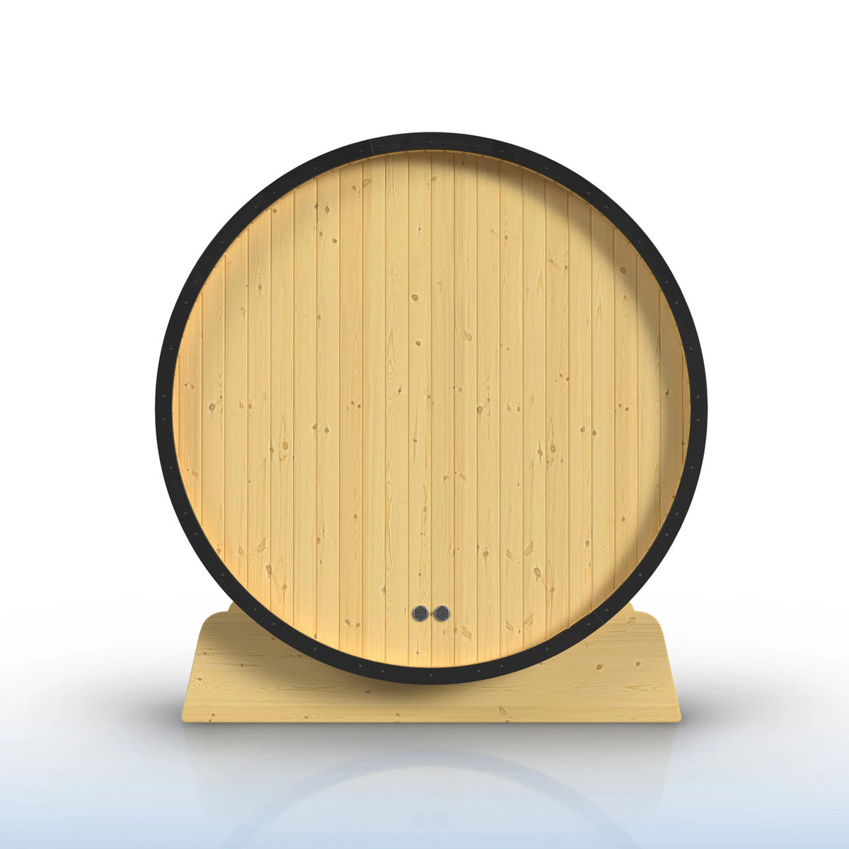 ALEKO Celasia White Finland Pine Barrel Sauna – 3–4 Person