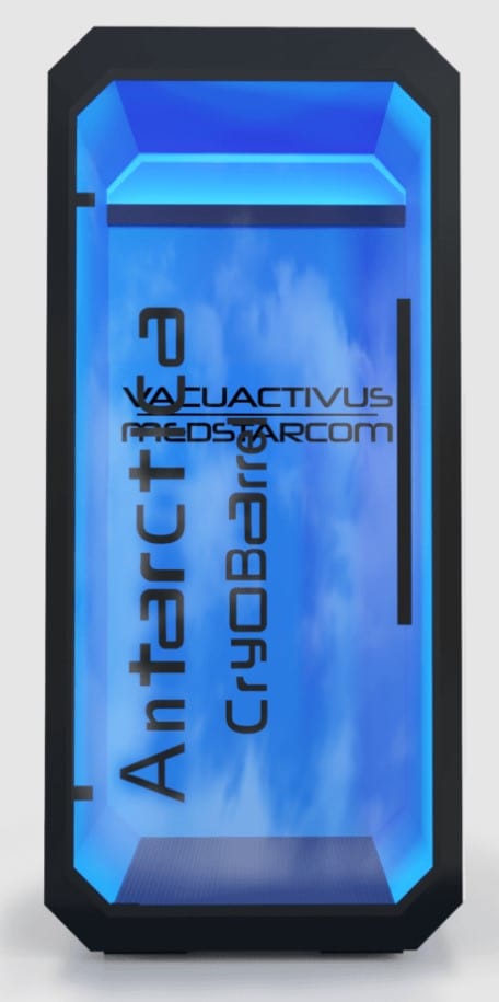 Cryonick (VacuActivus) Antarctica Barrel Electric Cryotherapy Chamber