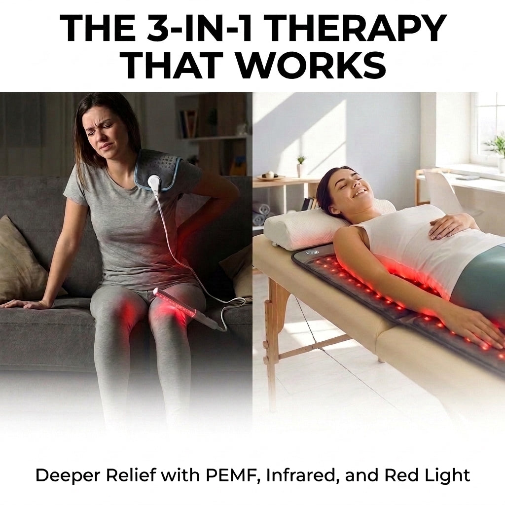 TheraPro™ PEMF, Infrared & Red Light Therapy Recovery Pad - Large