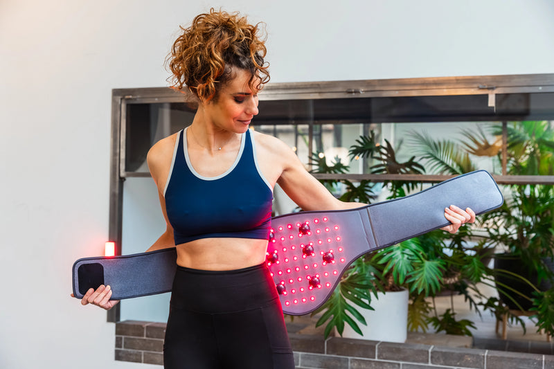 1. WRAP IT AROUND YOUR LOWER BACK