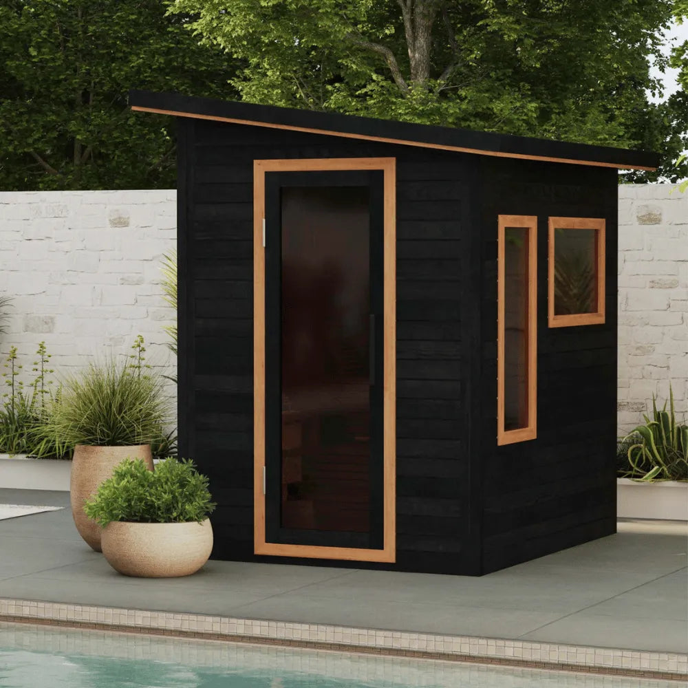 ALEKO Selenia Outdoor Sauna – 4 Person