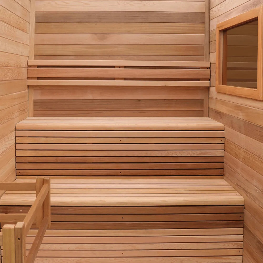 ALEKO Selenia Outdoor Sauna – 4 Person