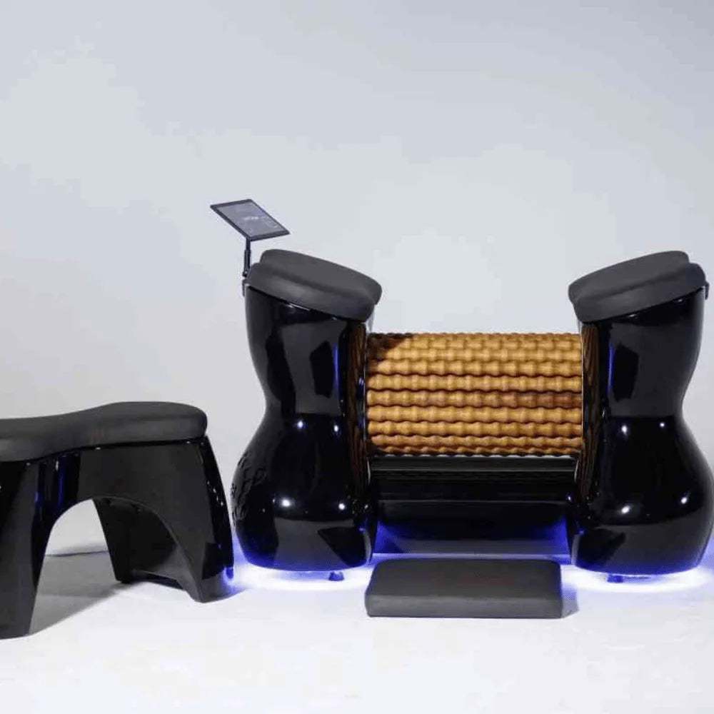 Vacuactivus Rollstar Grand Commercial Heated Wood Roller Massage Console