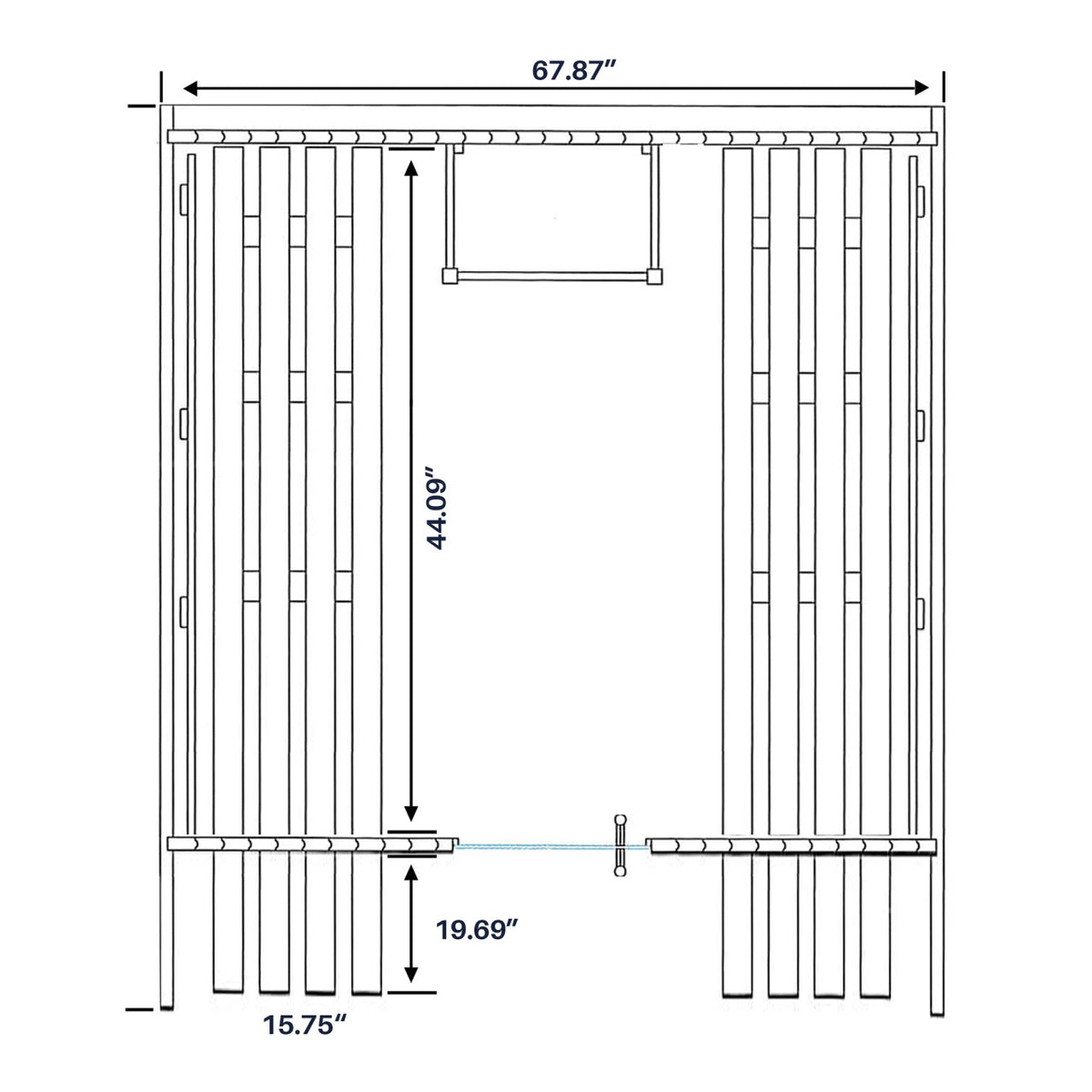ALEKO Aster Barrel Outdoor Sauna with Porch – 3–5 Person
