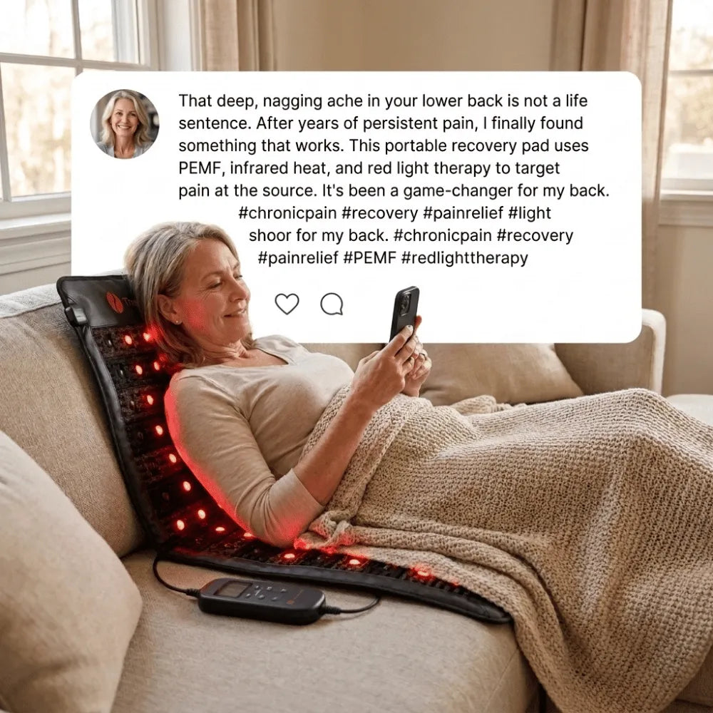 TheraPro™ PEMF, Infrared & Red Light Therapy Recovery Pad - Large