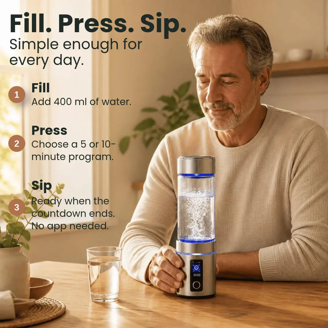Daily Renewal Hydrogen Water Bottle